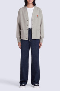Cardigan Boke Flower - Pearl Grey