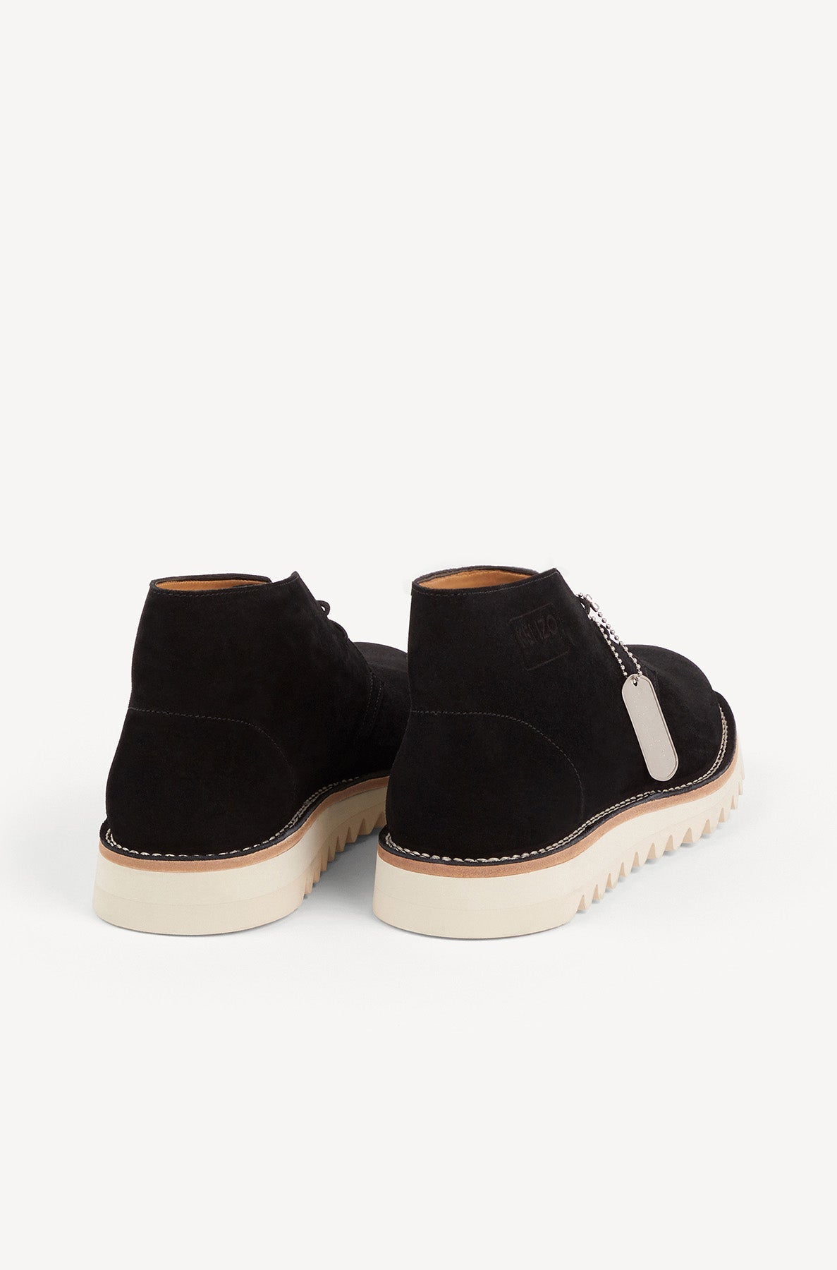 Bottines Kenzo Wave en cuir - Black