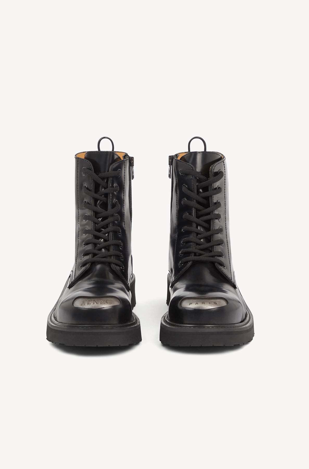Bottes à lacets Kenzosmile en cuir - Black