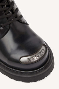 Bottes à lacets Kenzosmile en cuir - Black