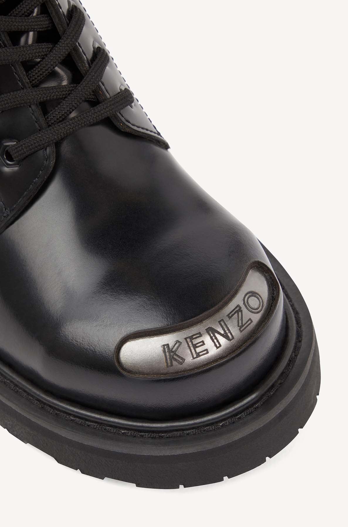 Bottes à lacets Kenzosmile en cuir - Black