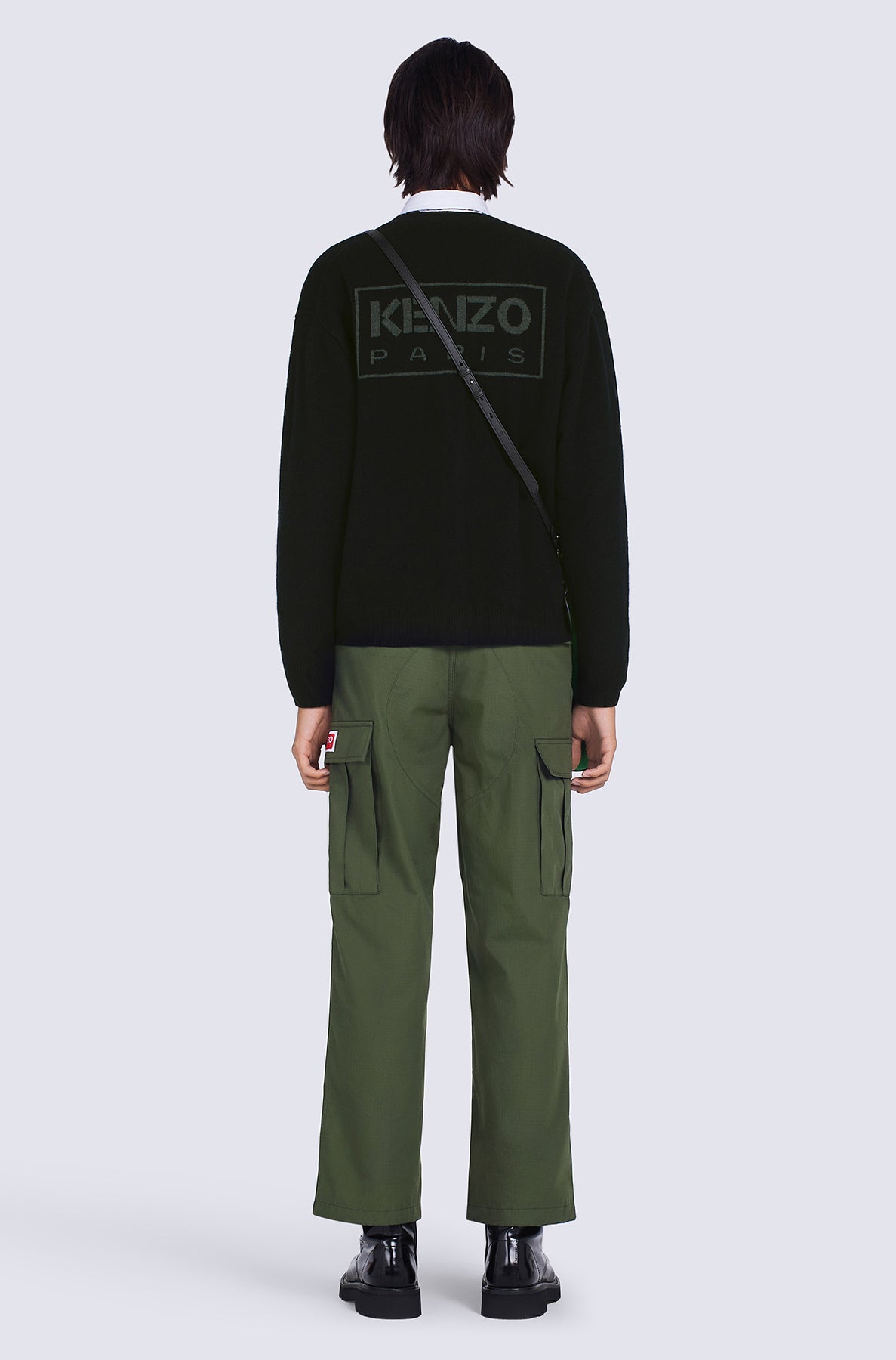 Cardigan Kenzo Paris en laine - Black