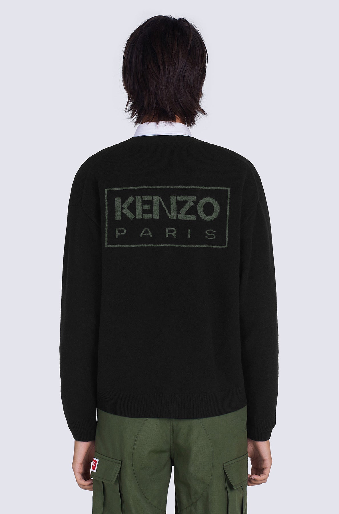 Cardigan Kenzo Paris en laine - Black