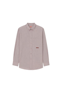 Chemise à poche plaquée - Bordeaux