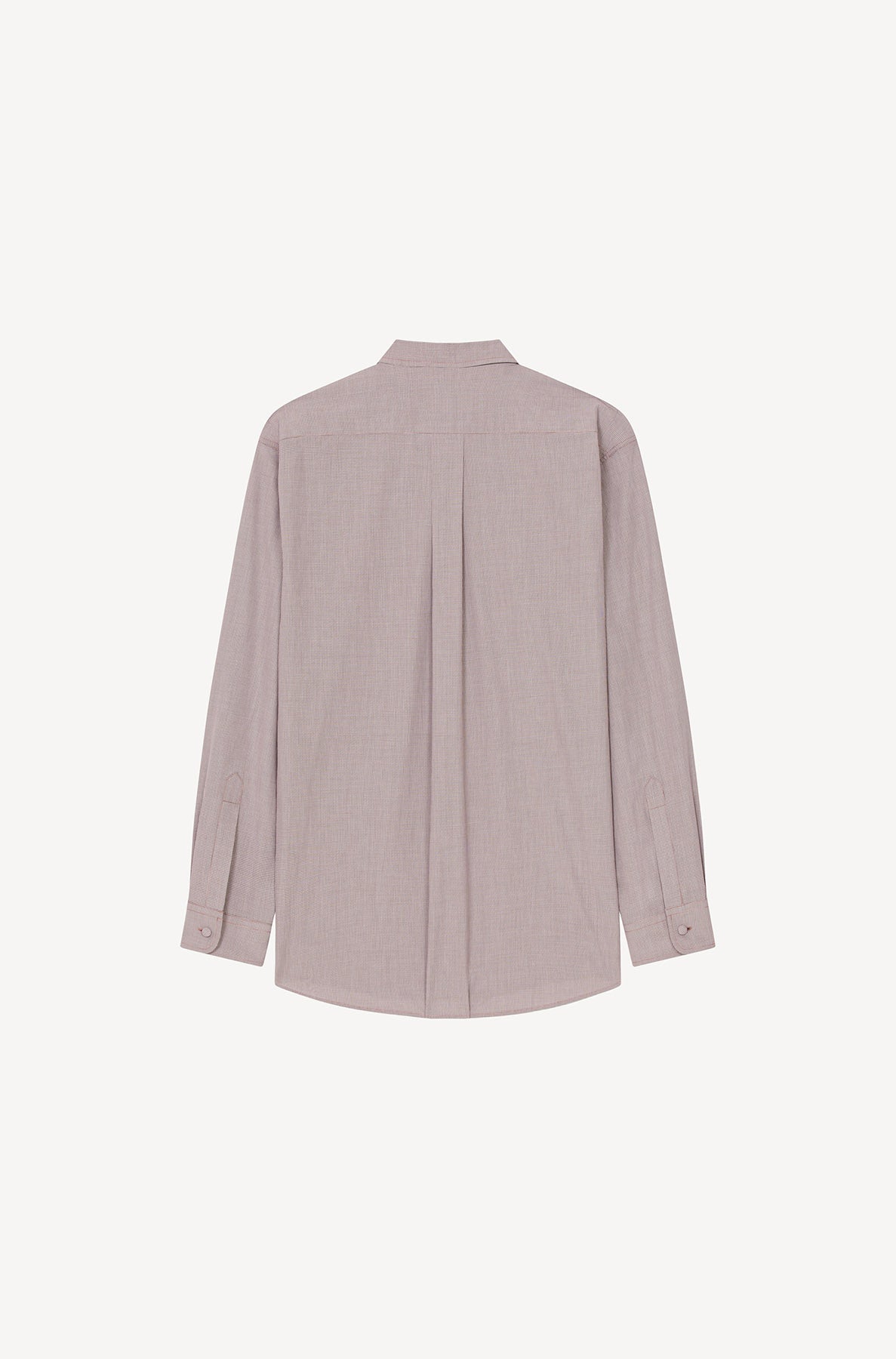 Chemise à poche plaquée - Bordeaux