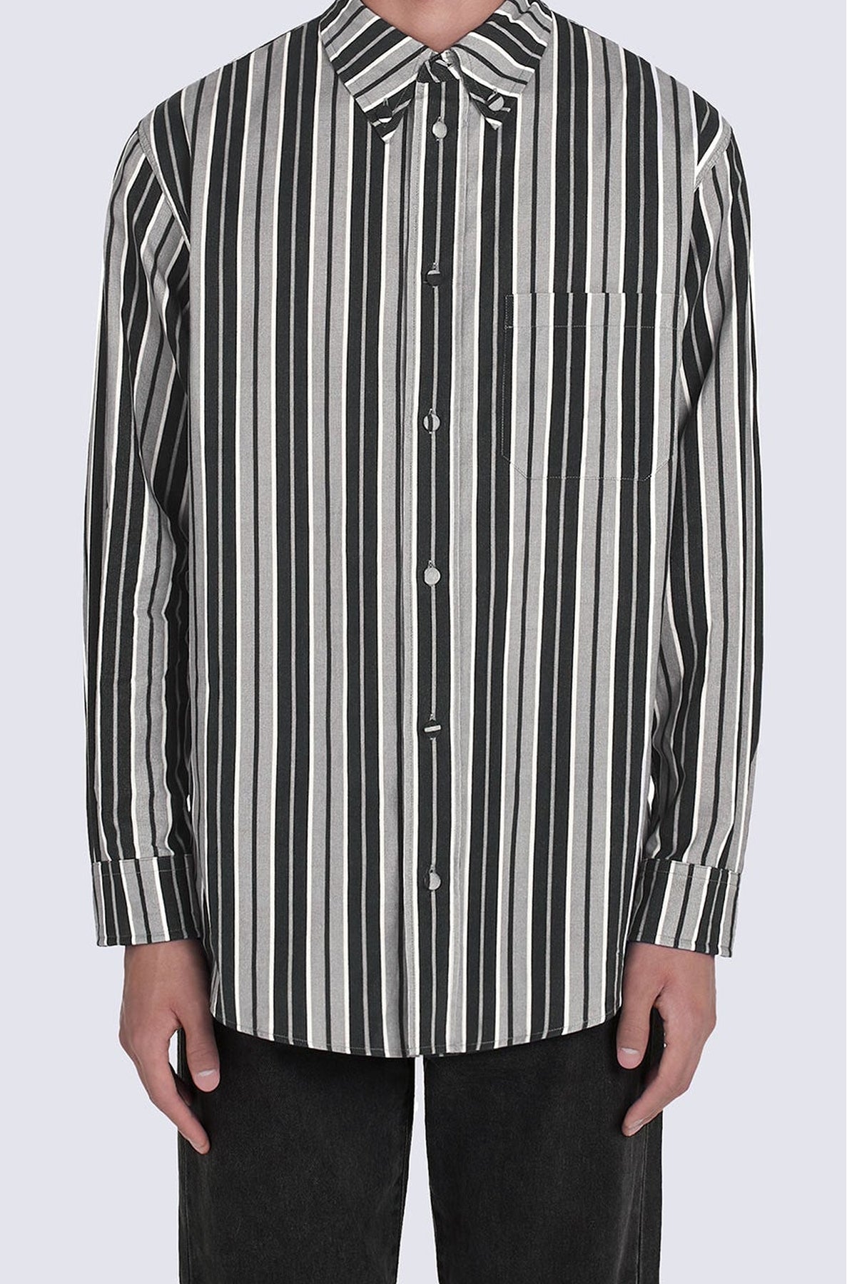 Chemise casual imprimée - Middle Grey