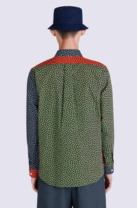 Sakura Flower casual shirt - Dark Khaki