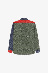 Sakura Flower casual shirt - Dark Khaki