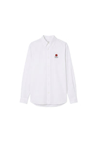 Chemise casual Boke Flower - White