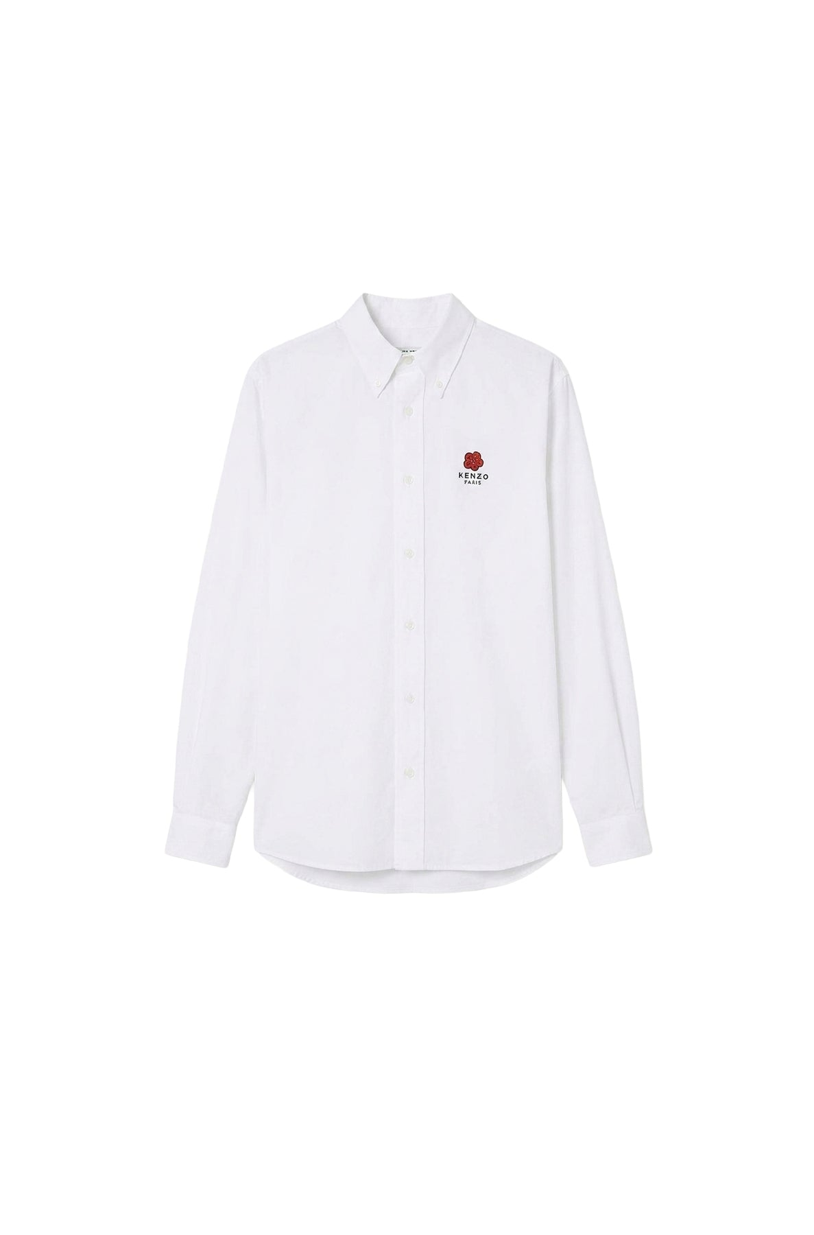 Chemise casual Boke Flower - White