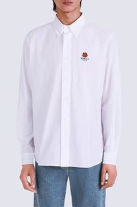 Chemise casual Boke Flower - White