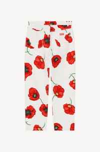 Jean loose Botan - White