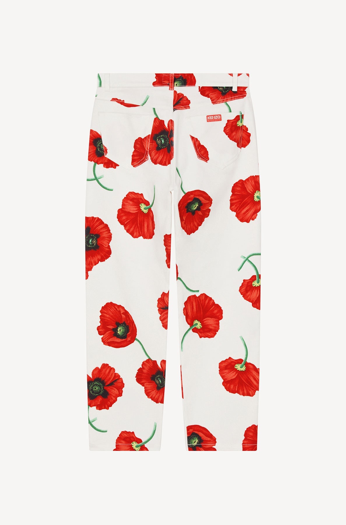 Jean loose Botan - White