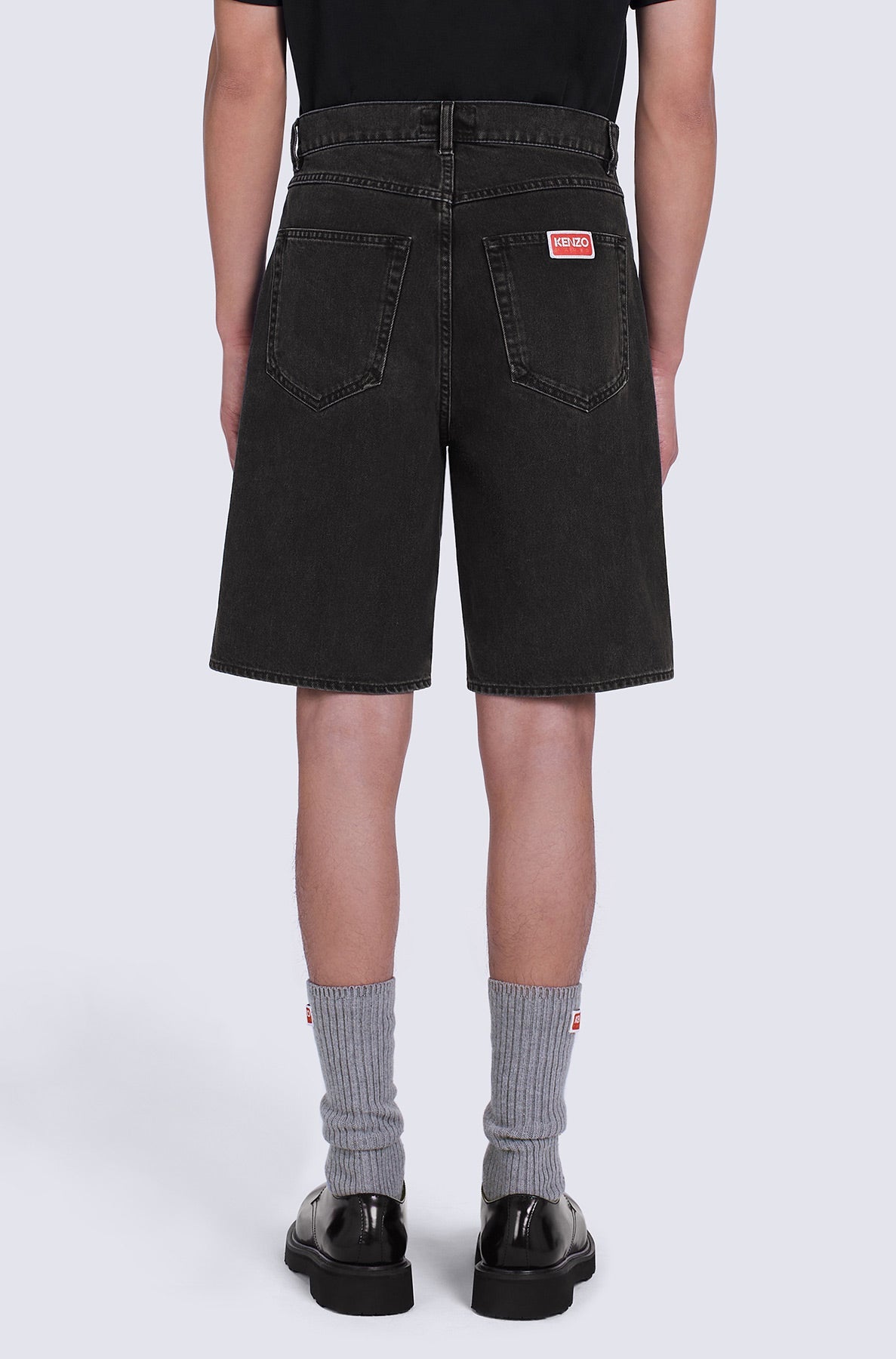 Short denim Himawari - Black