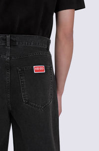 Short denim Himawari - Black