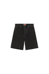 Short denim Himawari - Black