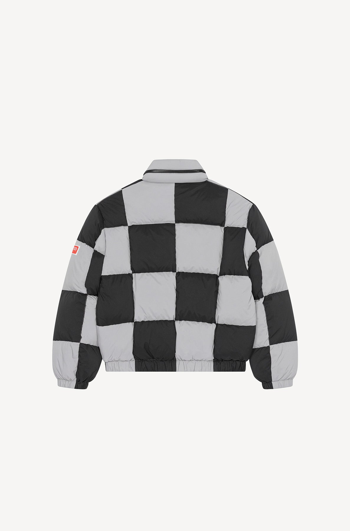 Doudoune Boxy à carreaux - Black