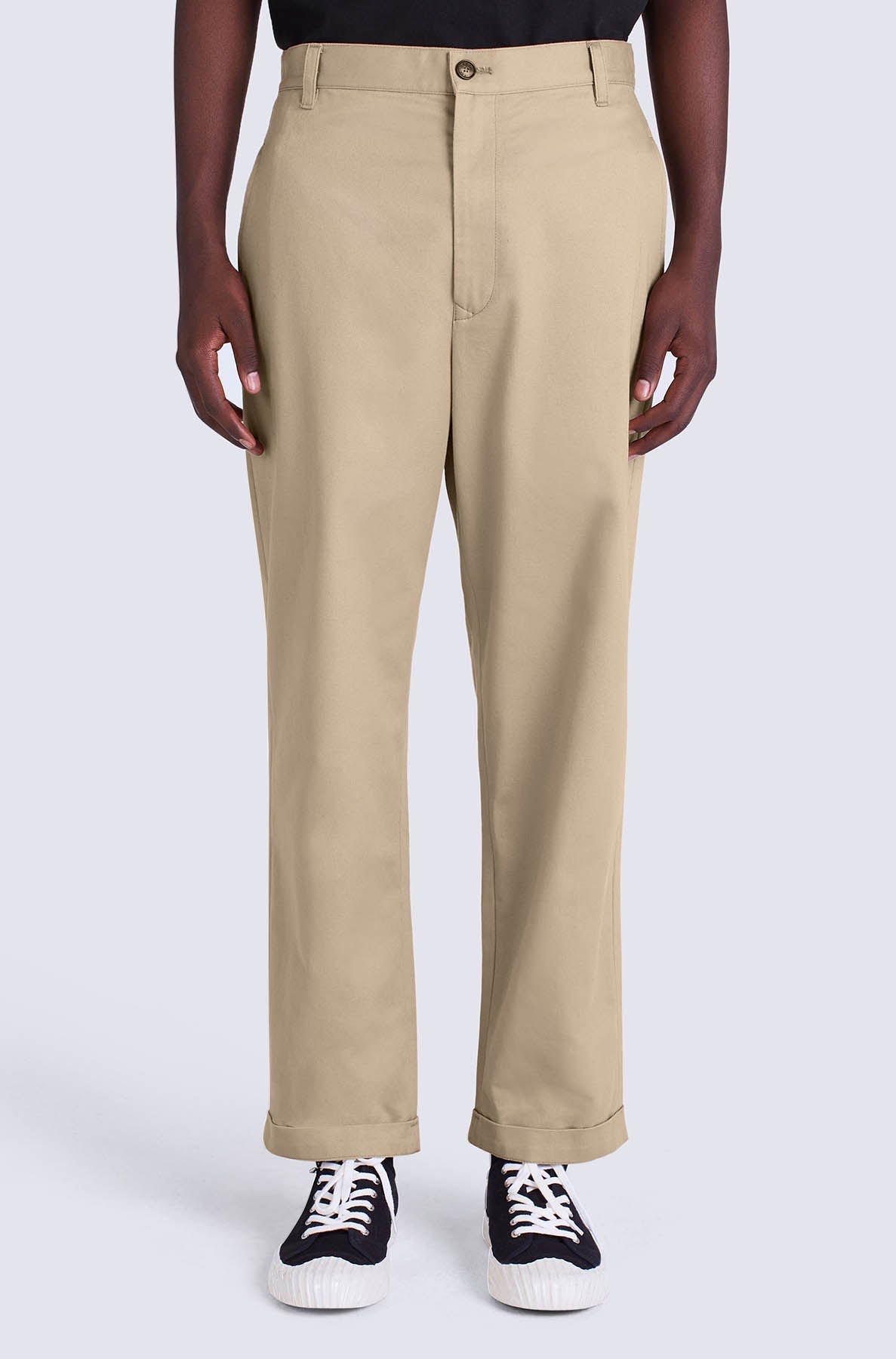 Pantalon chino à poches - Beige