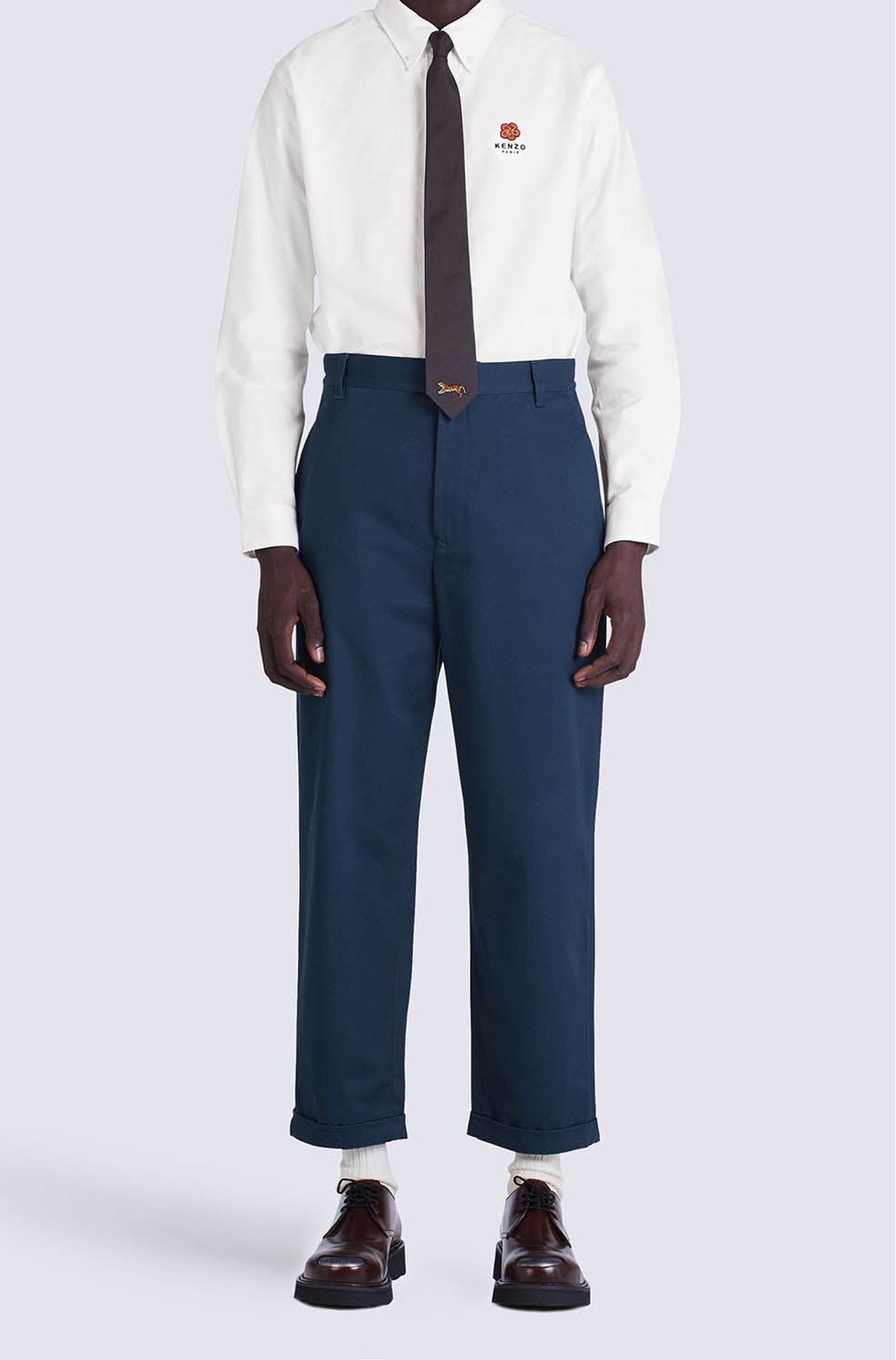 Pantalon chino à poches - Midnight Blue