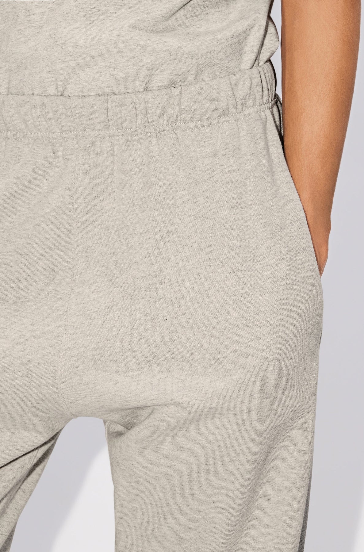 Pantalon de jogging brodé Boke Flower - Pale Grey