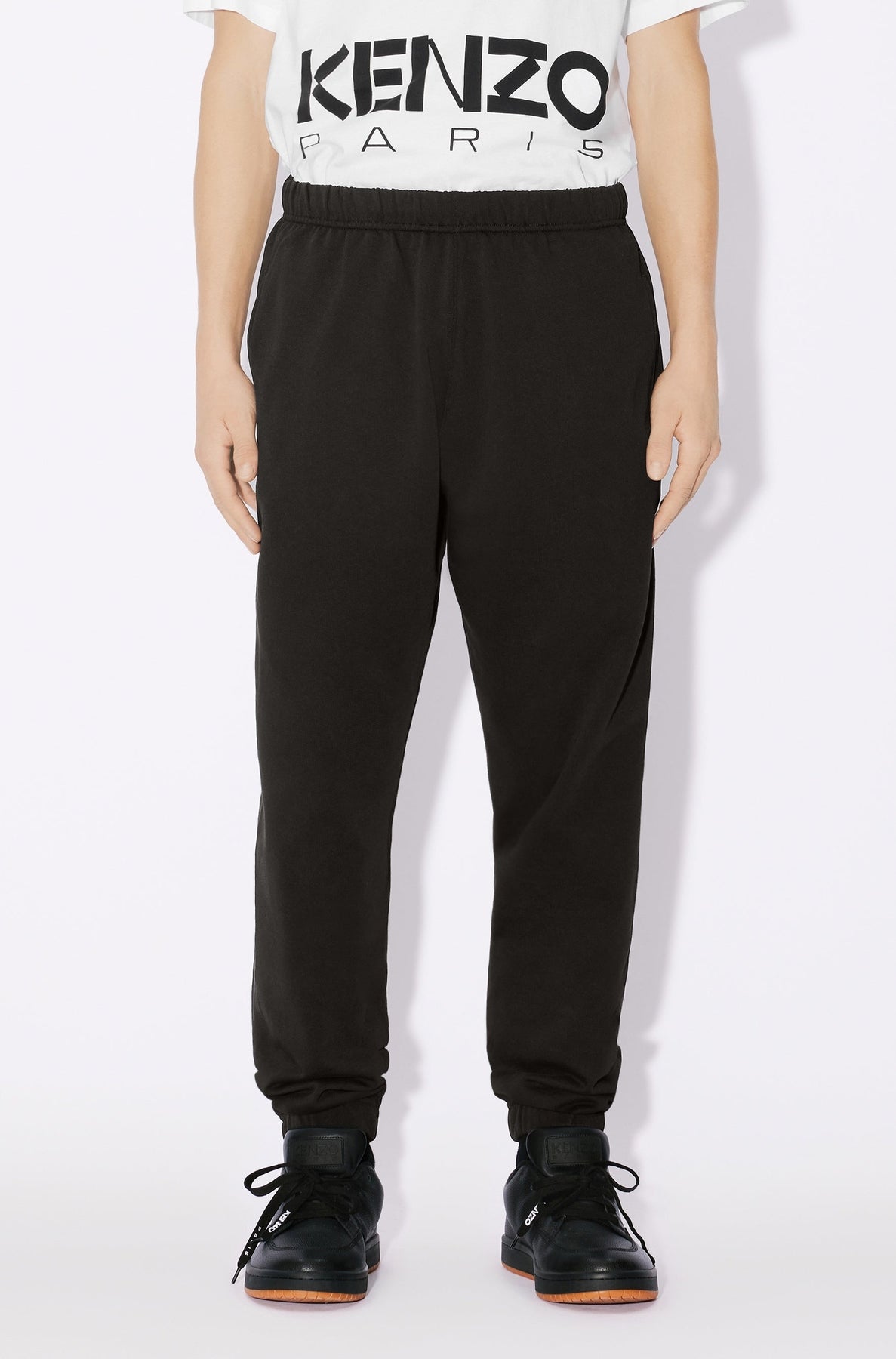 Pantalon de jogging brodé Boke Flower - Black