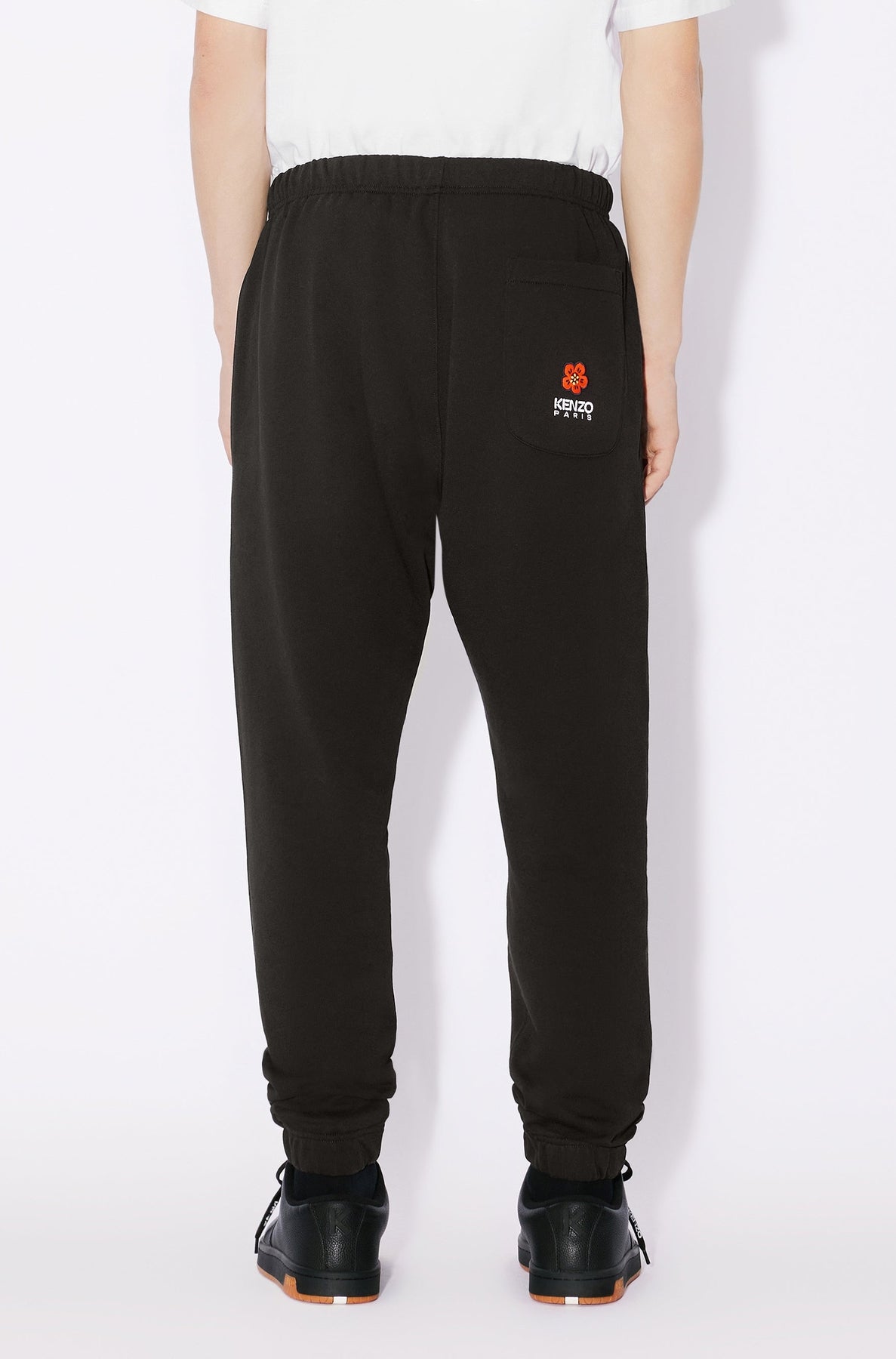 Pantalon de jogging brodé Boke Flower - Black