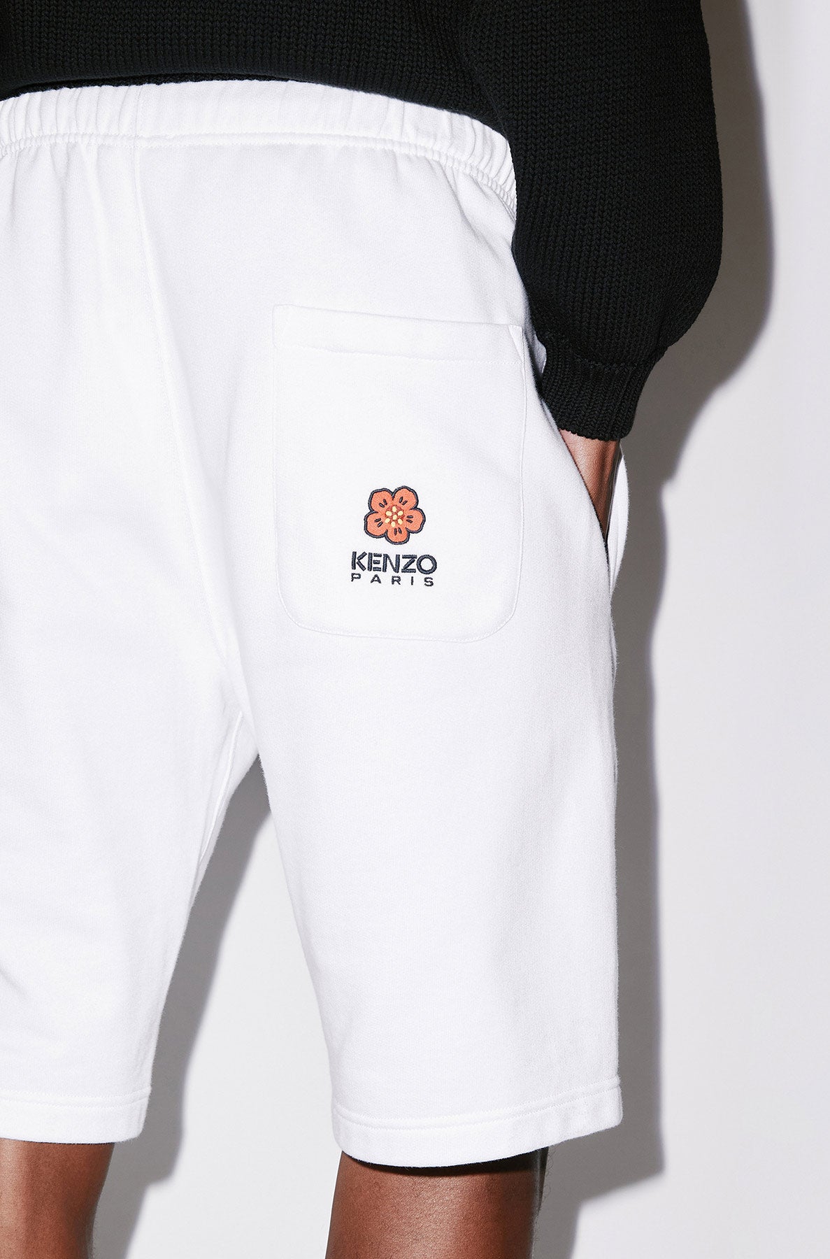 Short brodé "Boke Flower" - White