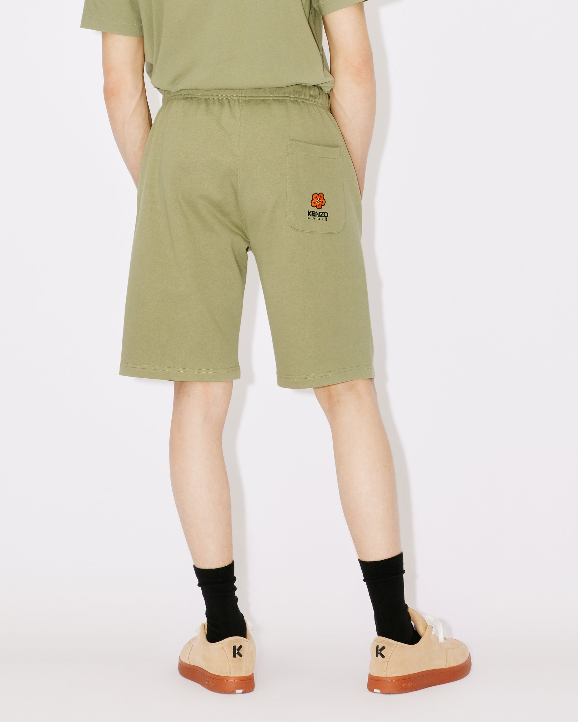 Short brodé "Boke Flower" - Sage Green