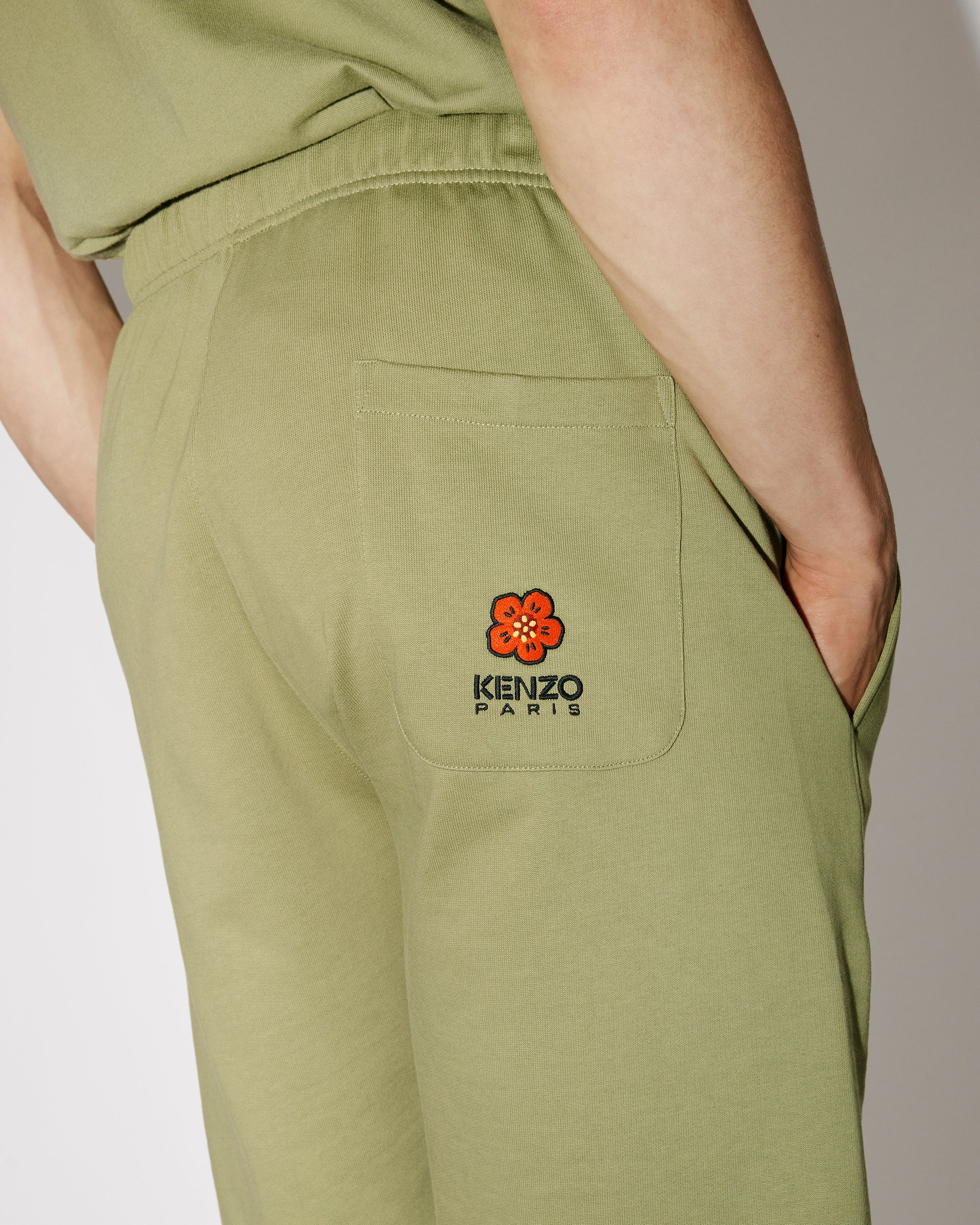 Short brodé "Boke Flower" - Sage Green