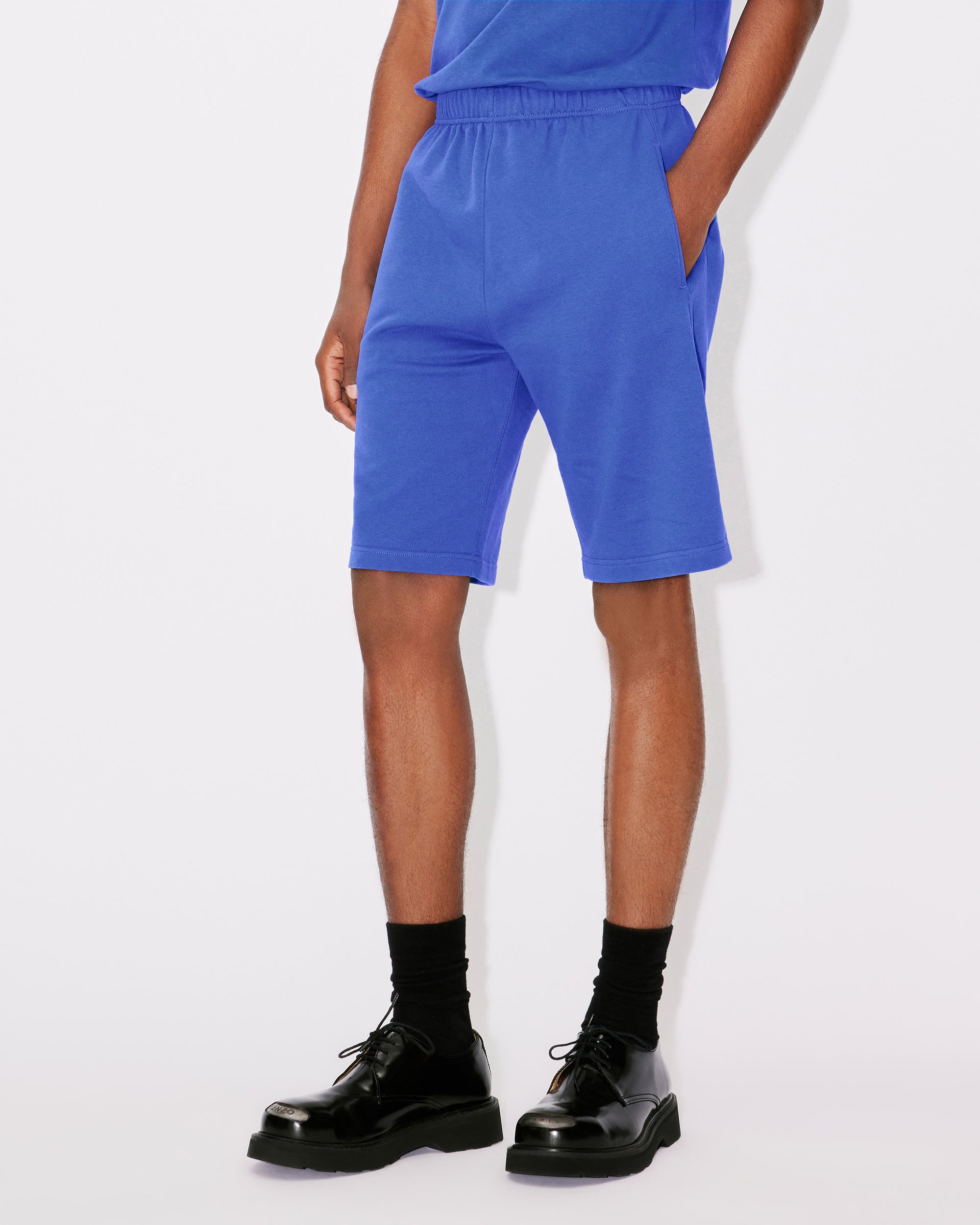 Short brodé "Boke Flower" - Royal Blue
