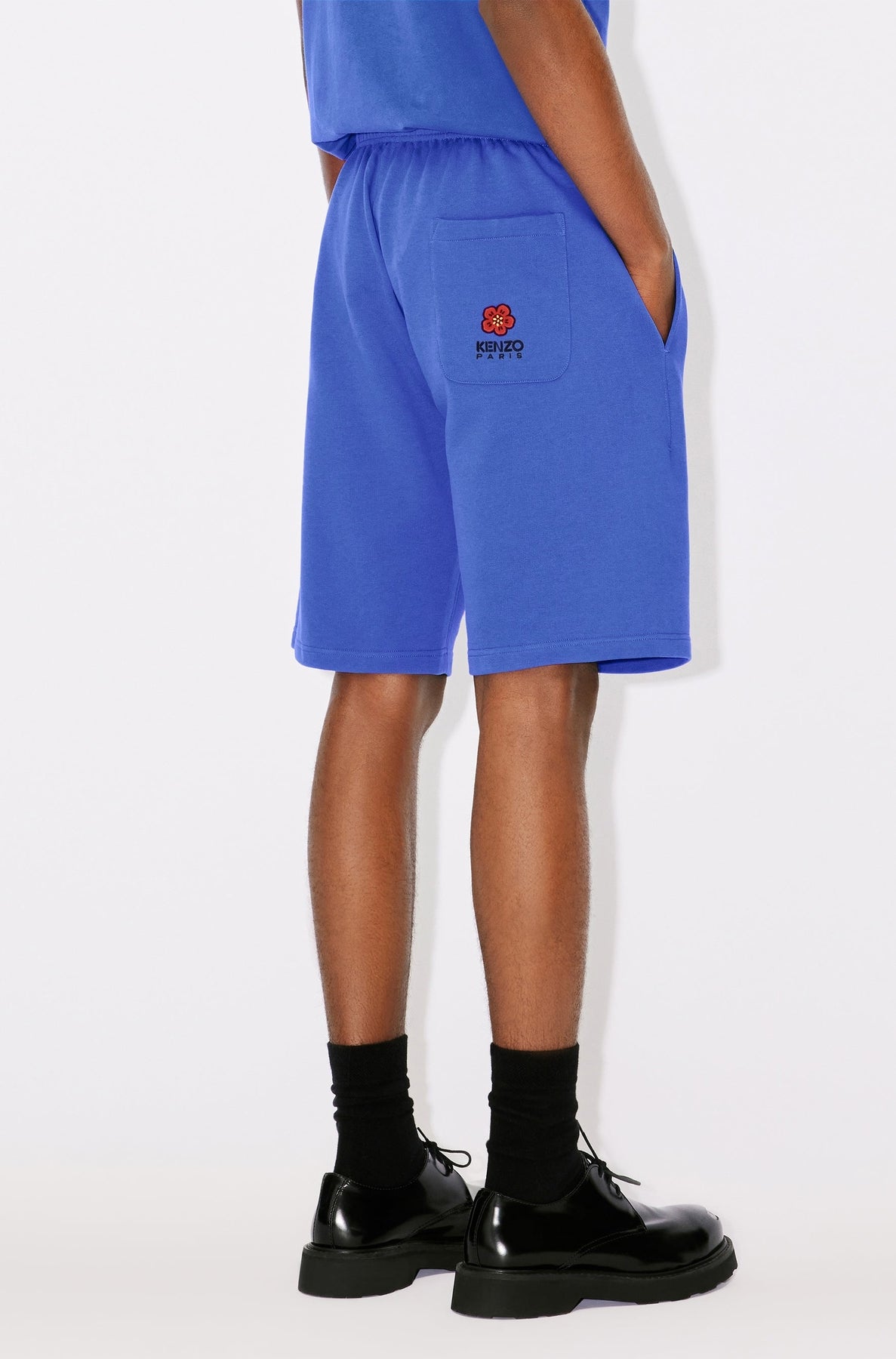 Short brodé Boke Flower - Royal Blue