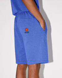 Short brodé "Boke Flower" - Royal Blue