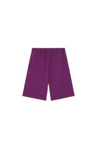 Short Boke Flower brodé - Purple