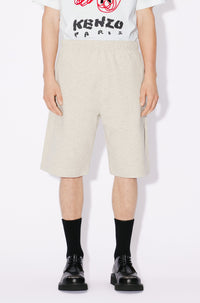 Short brodé Boke Flower - Pale Grey