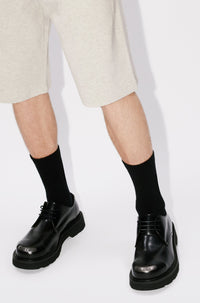 Short brodé Boke Flower - Pale Grey