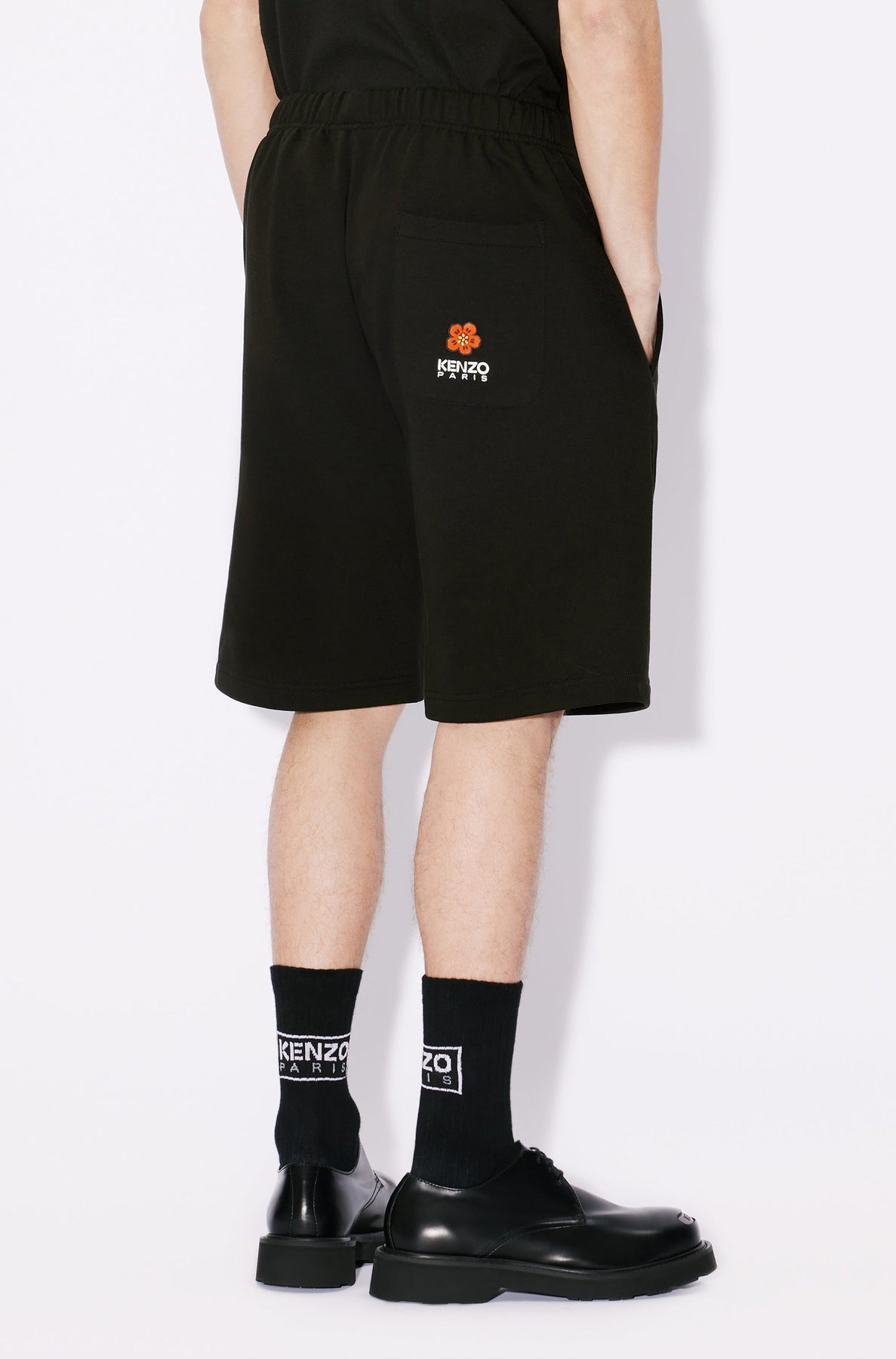 Short brodé Boke Flower - Black