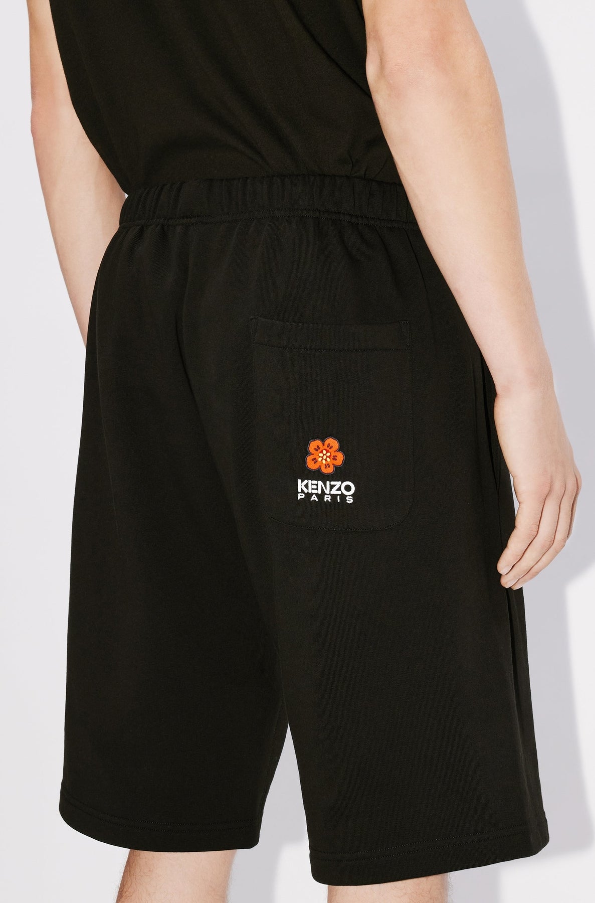 Short brodé Boke Flower - Black