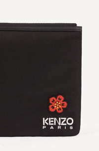 Pochette à bandoulière "Boke Flower" - Black