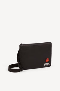 Pochette à bandoulière "Boke Flower" - Black