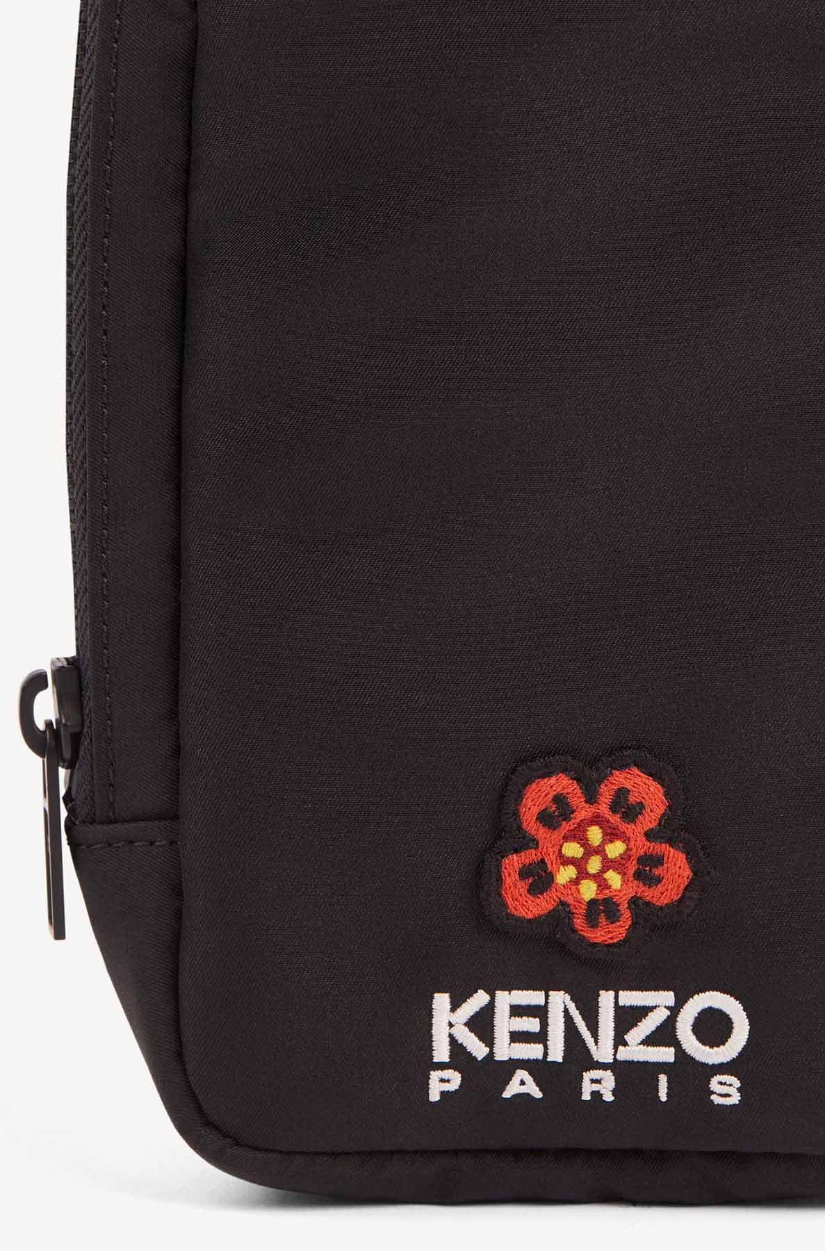 Porte-téléphone à bandoulière 'Boke Flower' - Black