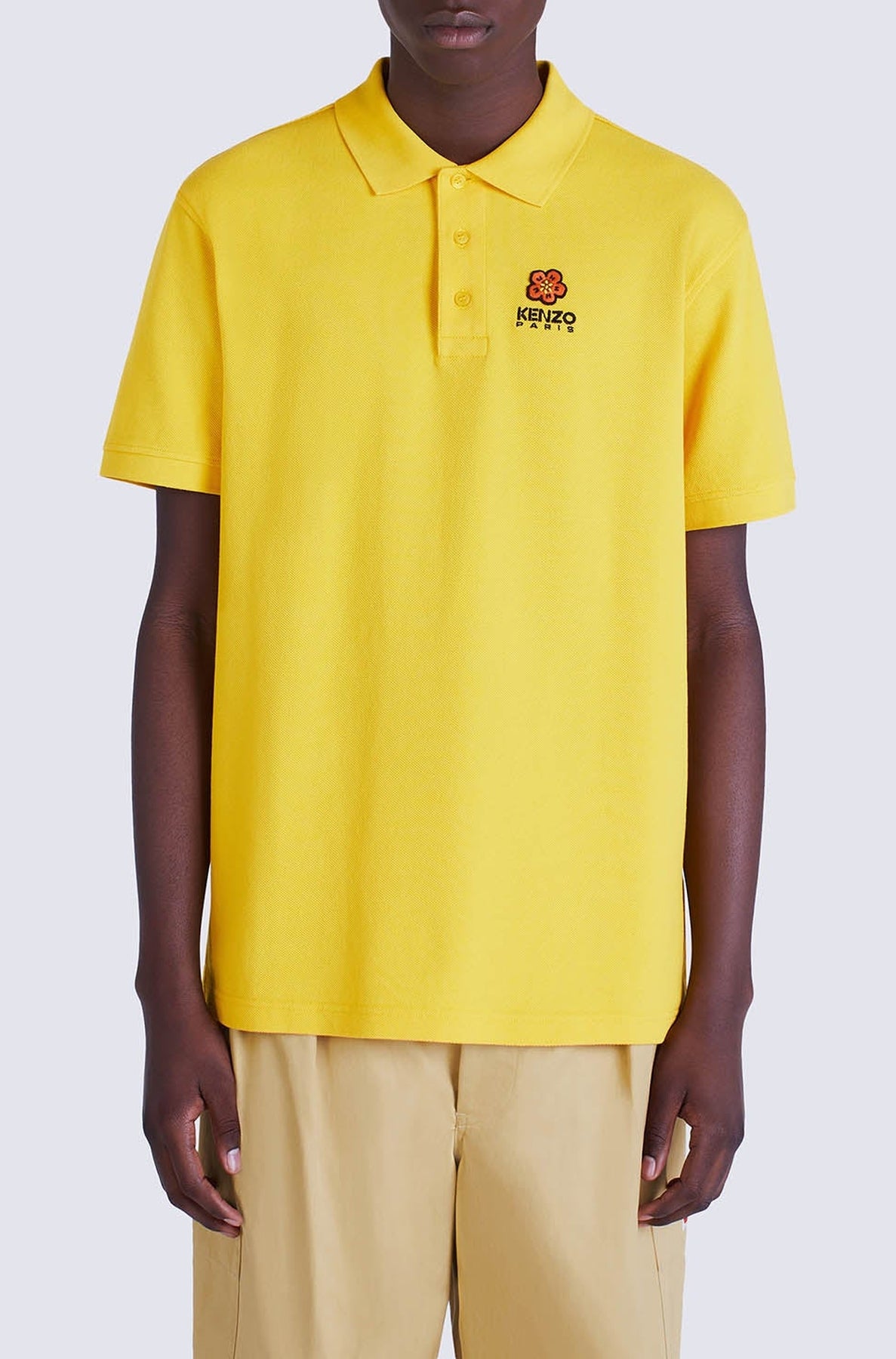 Polo brodé 'Boke Flower' - Golden Yellow