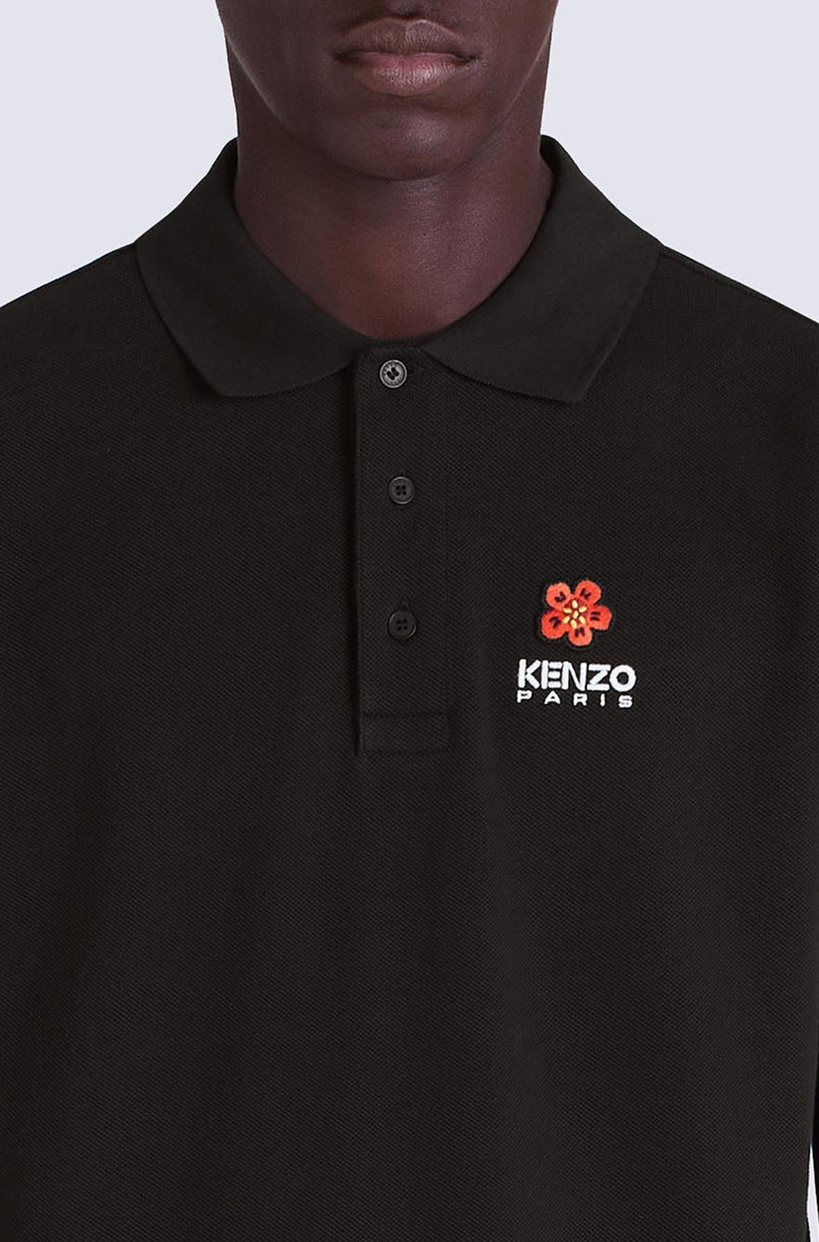 Polo brodé Boke Flower - Black