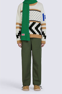 Pull Cowichan en laine - Beige