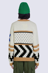 Pull Cowichan en laine - Beige