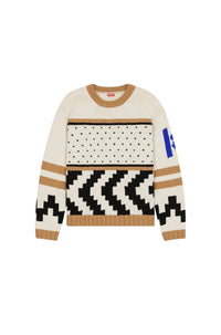 Pull Cowichan en laine - Beige