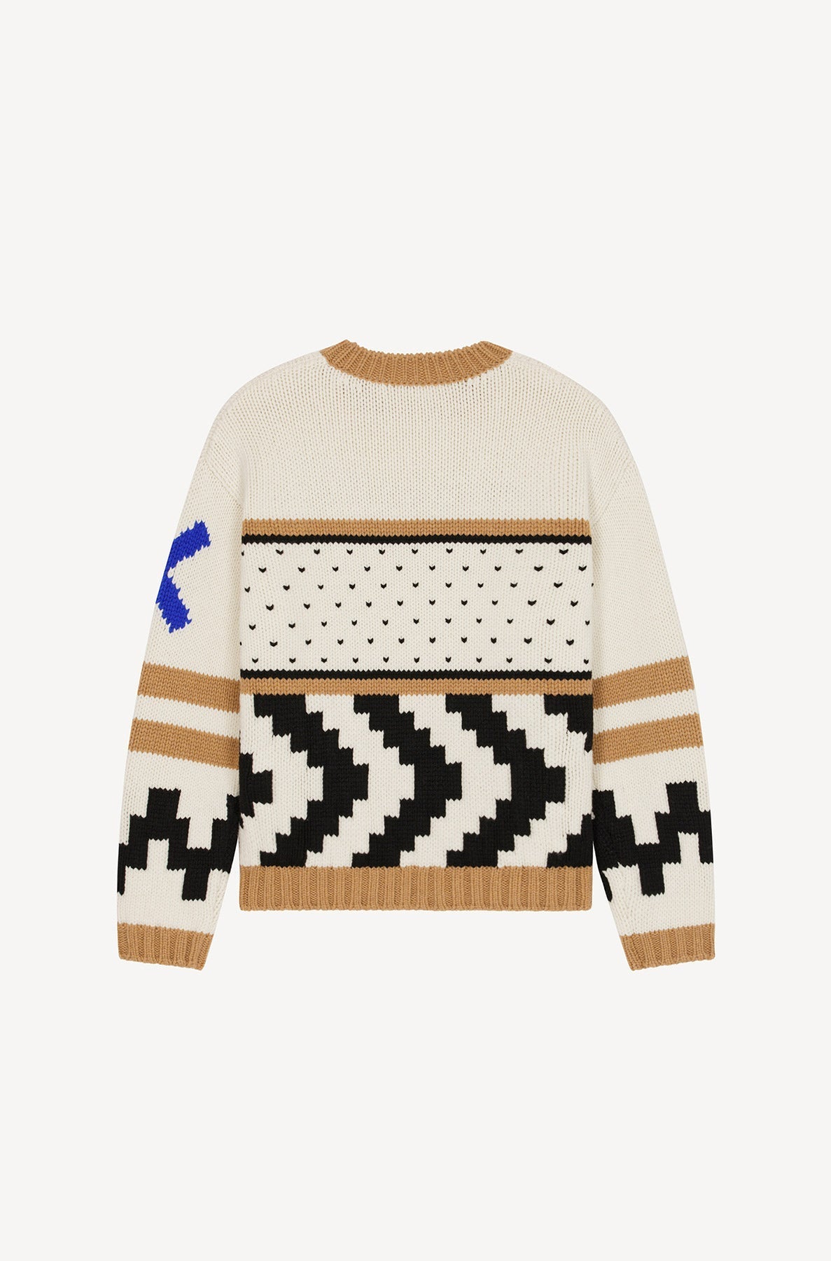 Pull Cowichan en laine - Beige