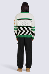 Cowichan wool jumper - Grass Green