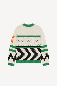 Cowichan wool jumper - Grass Green