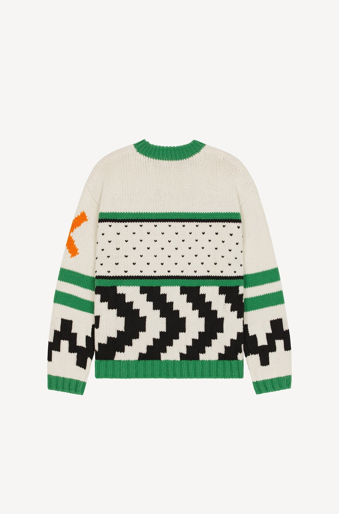 Cowichan wool jumper - Grass Green