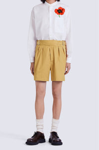 Short ceinturé - Beige